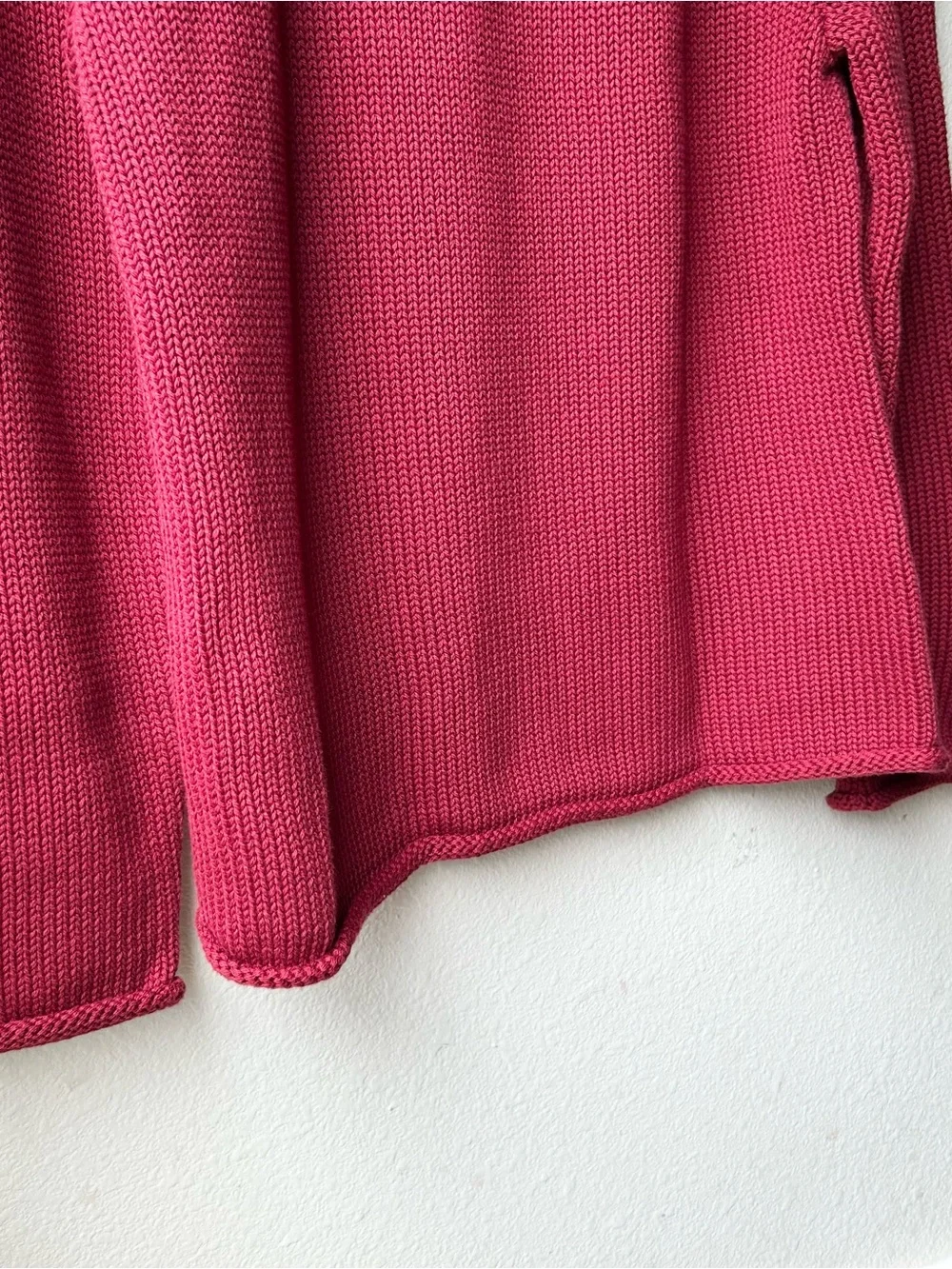 NWT J. Crew 1988 Rollneck Sweater Red Ochre Men’s Knit Cotton Sz XS $98 BW186